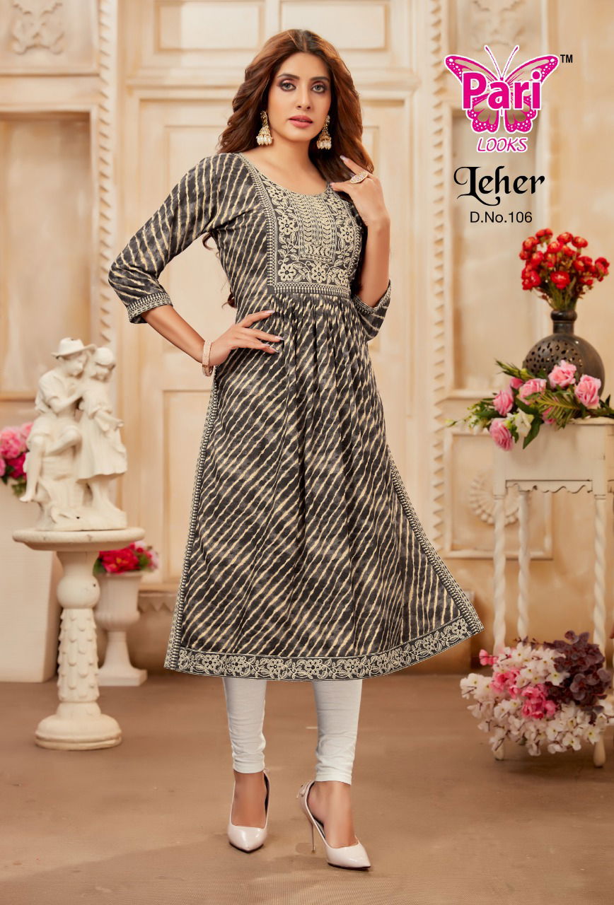 Pari Leher Heavy Festive Wear Wholesale Designer Kurtis